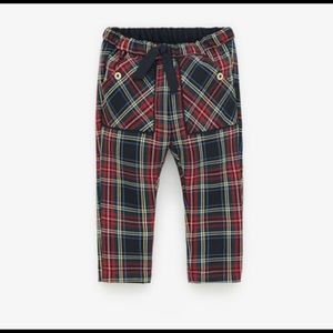 Baby Girl Zara Plaid Pants